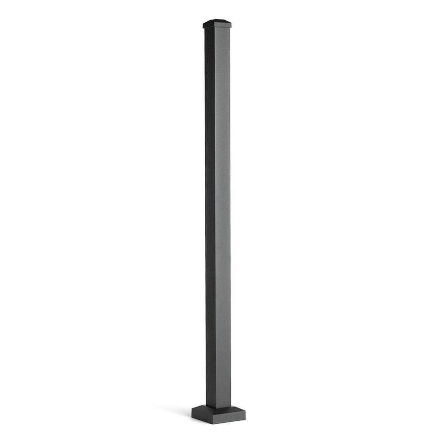 Charcoal Black Aluminum Deck Post X285