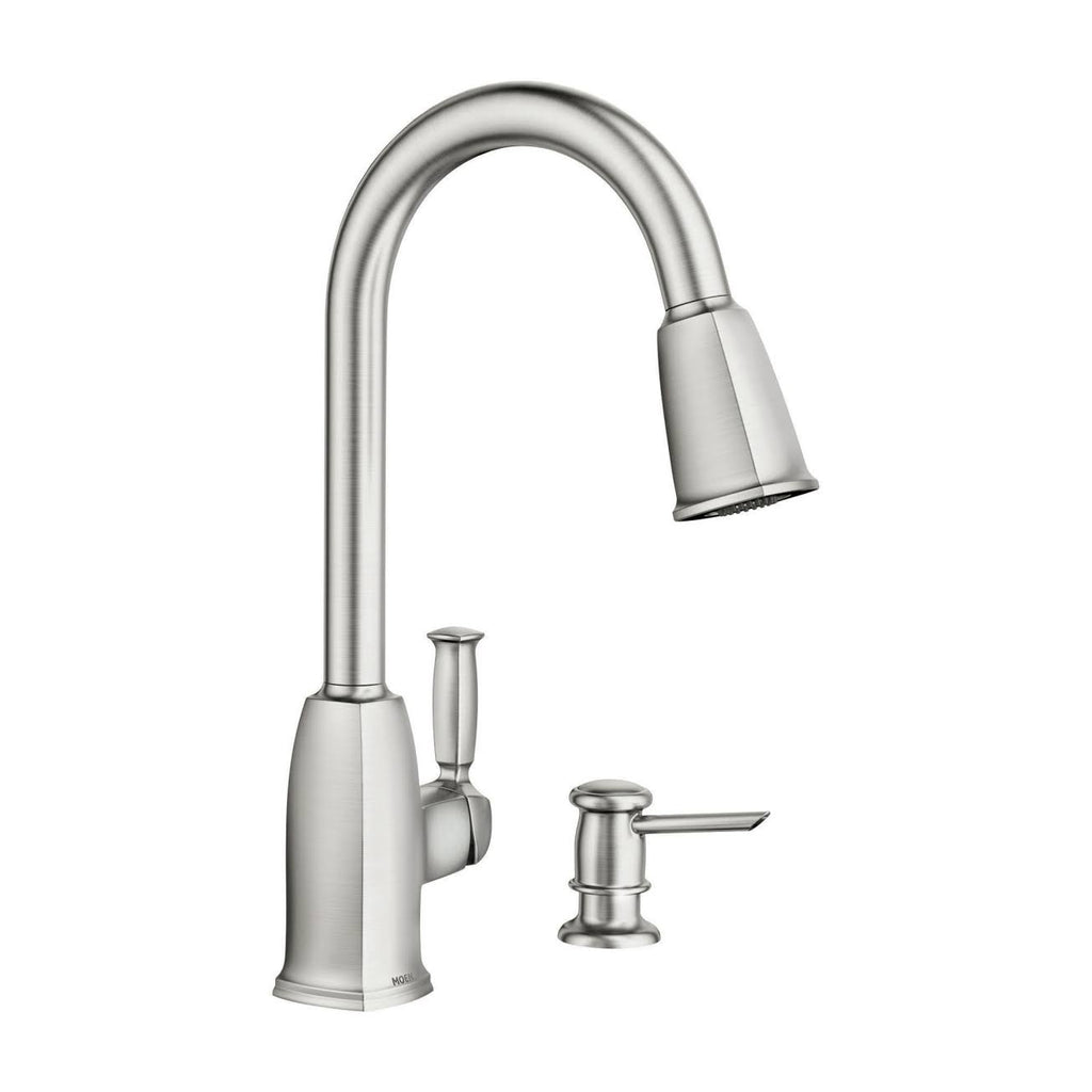 One Handle Stainless Steel Pulldown Kitchen Faucet D424022
