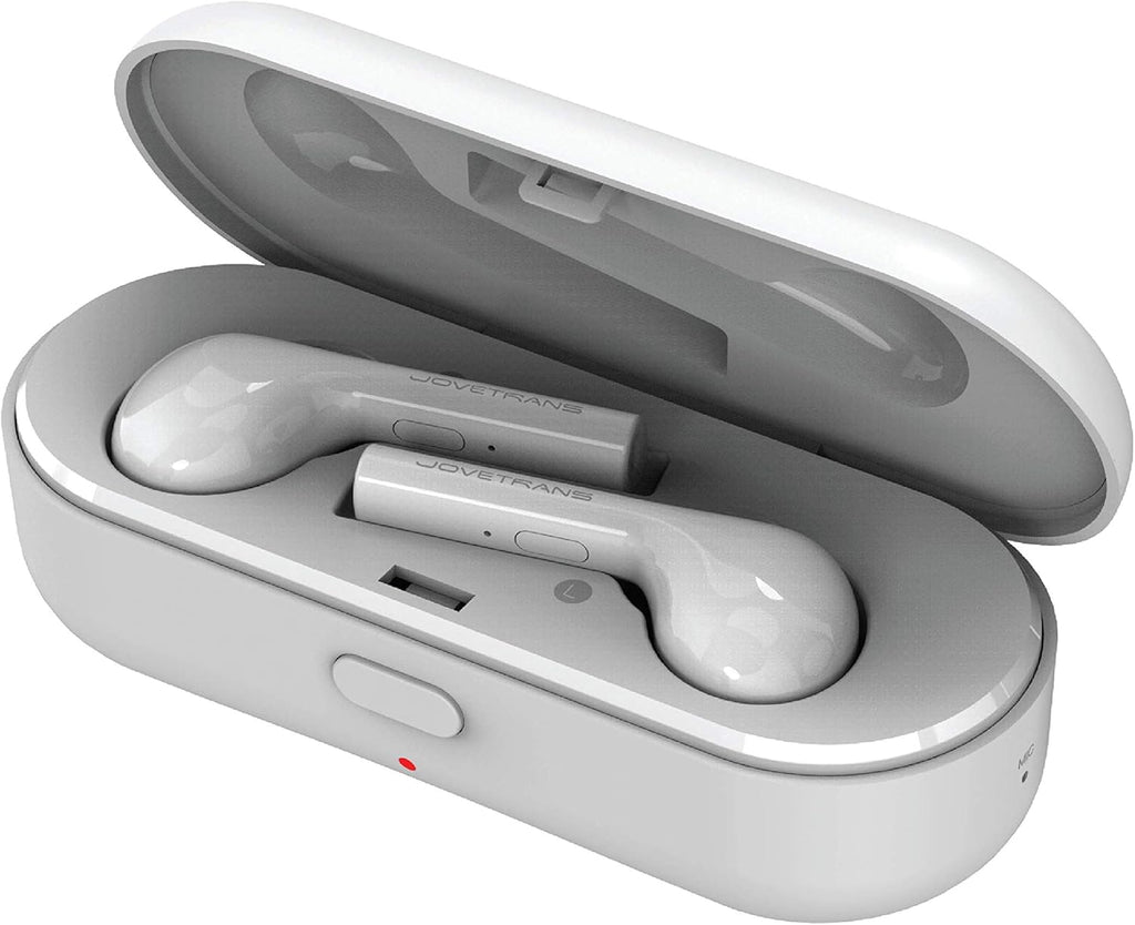 White Wireless Translator Earbuds C289