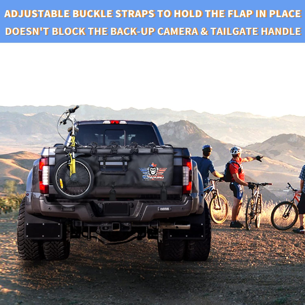 Tailgate Bike Pads with Ratchet Strap, 54" M8072