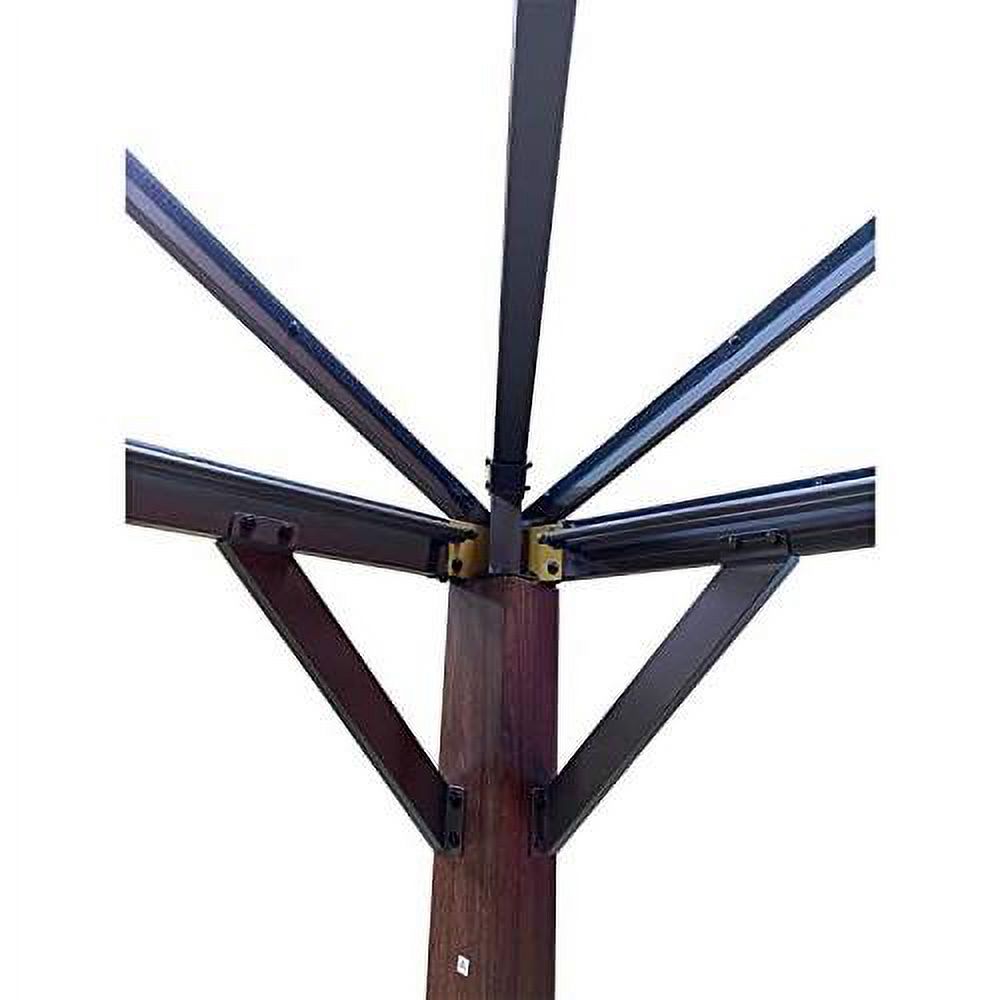 Replacement Canopy Top Cover for Pitched Roof Gazebo T5514