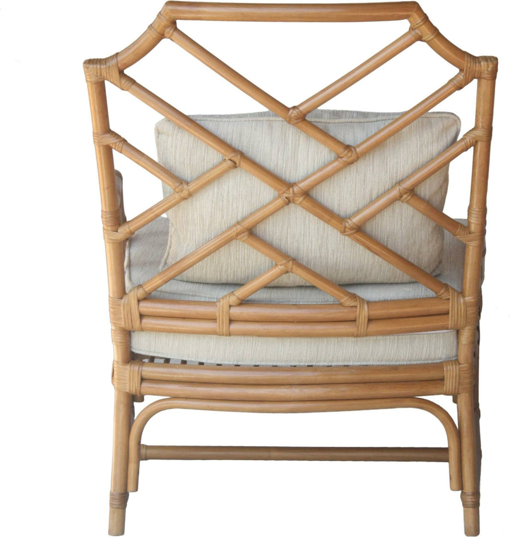 Rattan Accent Arm Chair, Canary Brown L5513