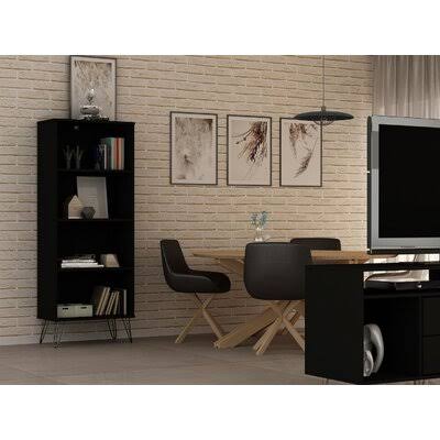 Black Standard Bookcase T4194