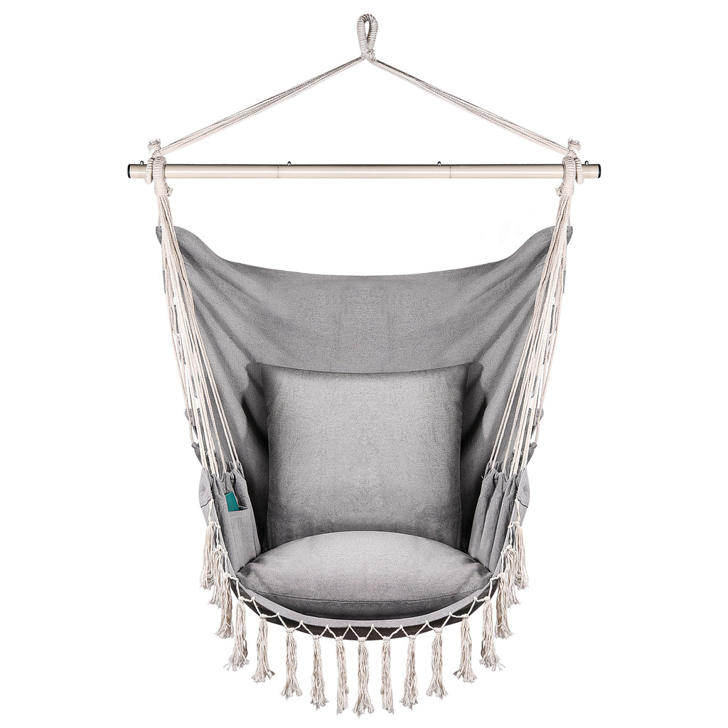 Cotton Weave Hammock Chair with Wood Spreader Bar R8167