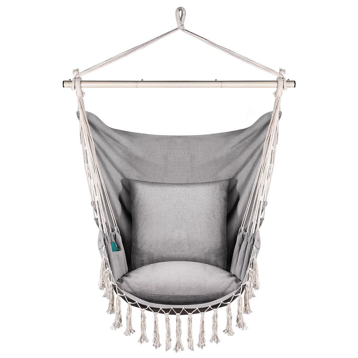 Cotton Weave Hammock Chair with Wood Spreader Bar R8167
