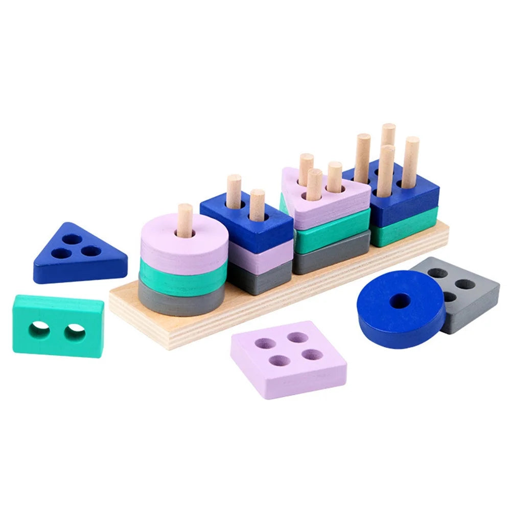 Wooden Sorting and Stacking Toys X97070