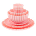 8 Pcs PVC Dollhouse Kitchen Dinnerware Toys Set I657