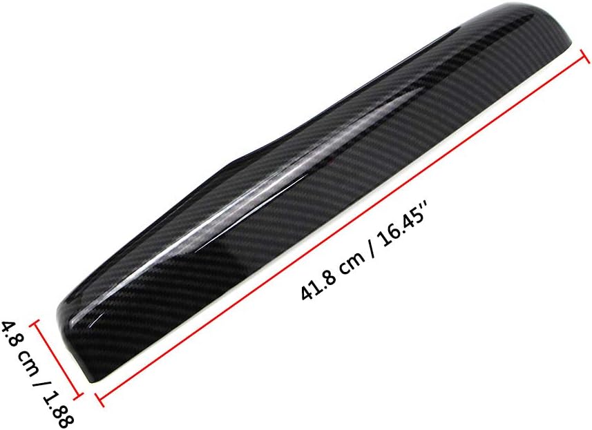 Carbon Fiber Style Armrest Box Cover Pack of 2 N765