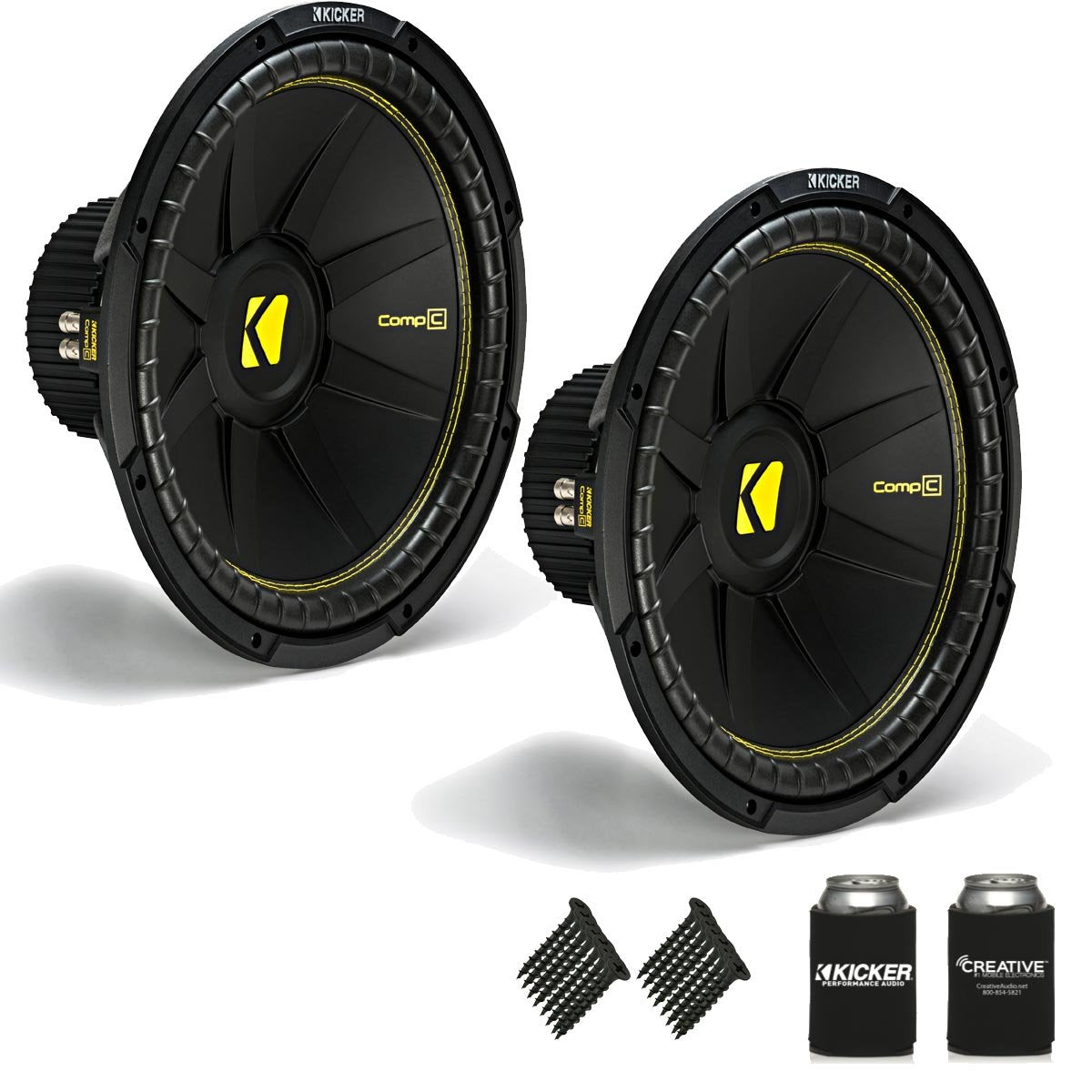 15" Dual 4-Ohm Voice Coil Subwoofers D264
