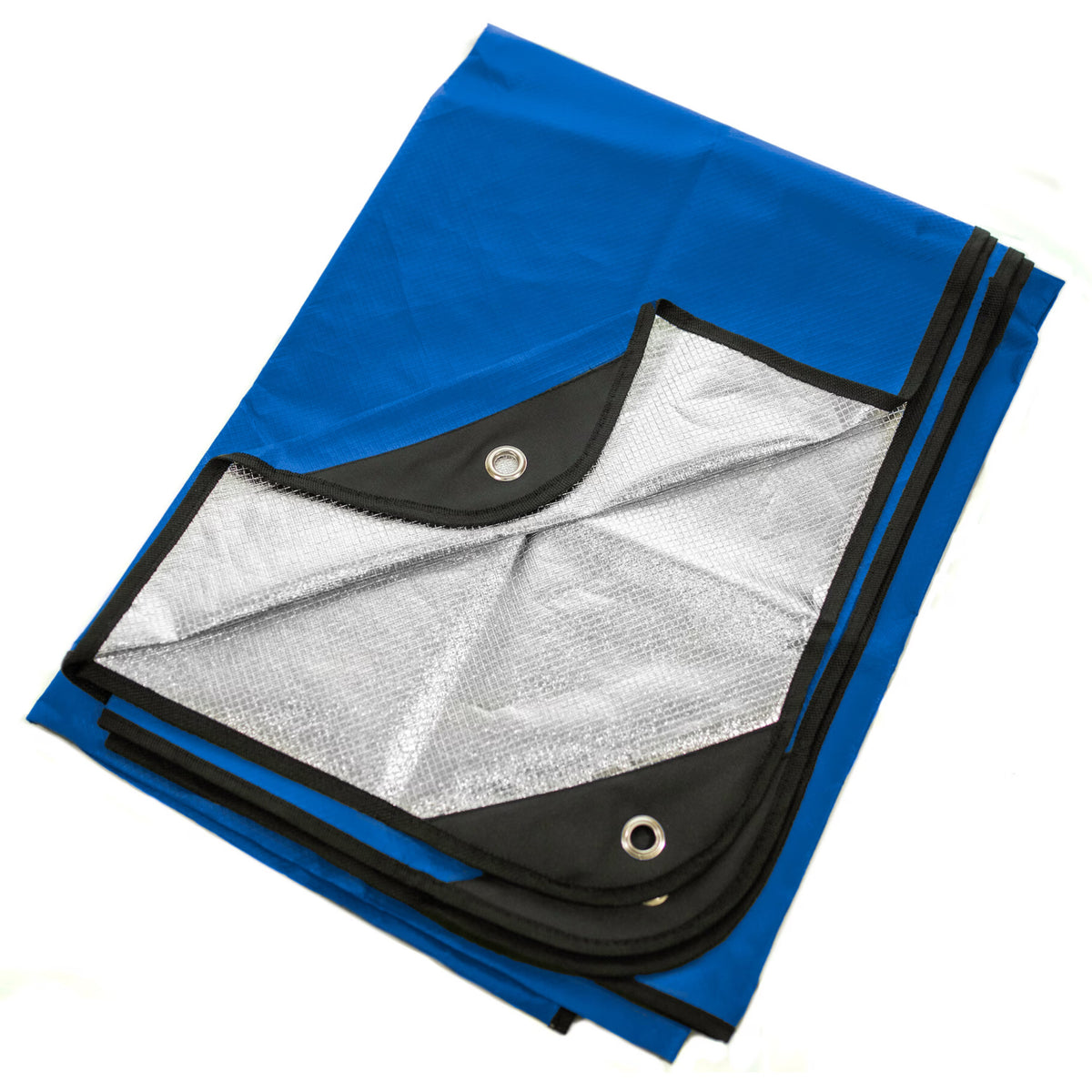 Outdoor Survival Blanket, 60" x 82", Insulated Thermal Reflective Tarp J8716