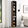 8-Tier Media Storage Tower Rack with Adjustable Shelves H629968