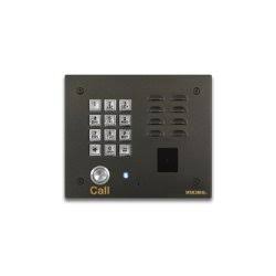Oil Rubbed Bronze Vandal Resistant Entry Phone with Keypad and Proximity Card Reader D367768