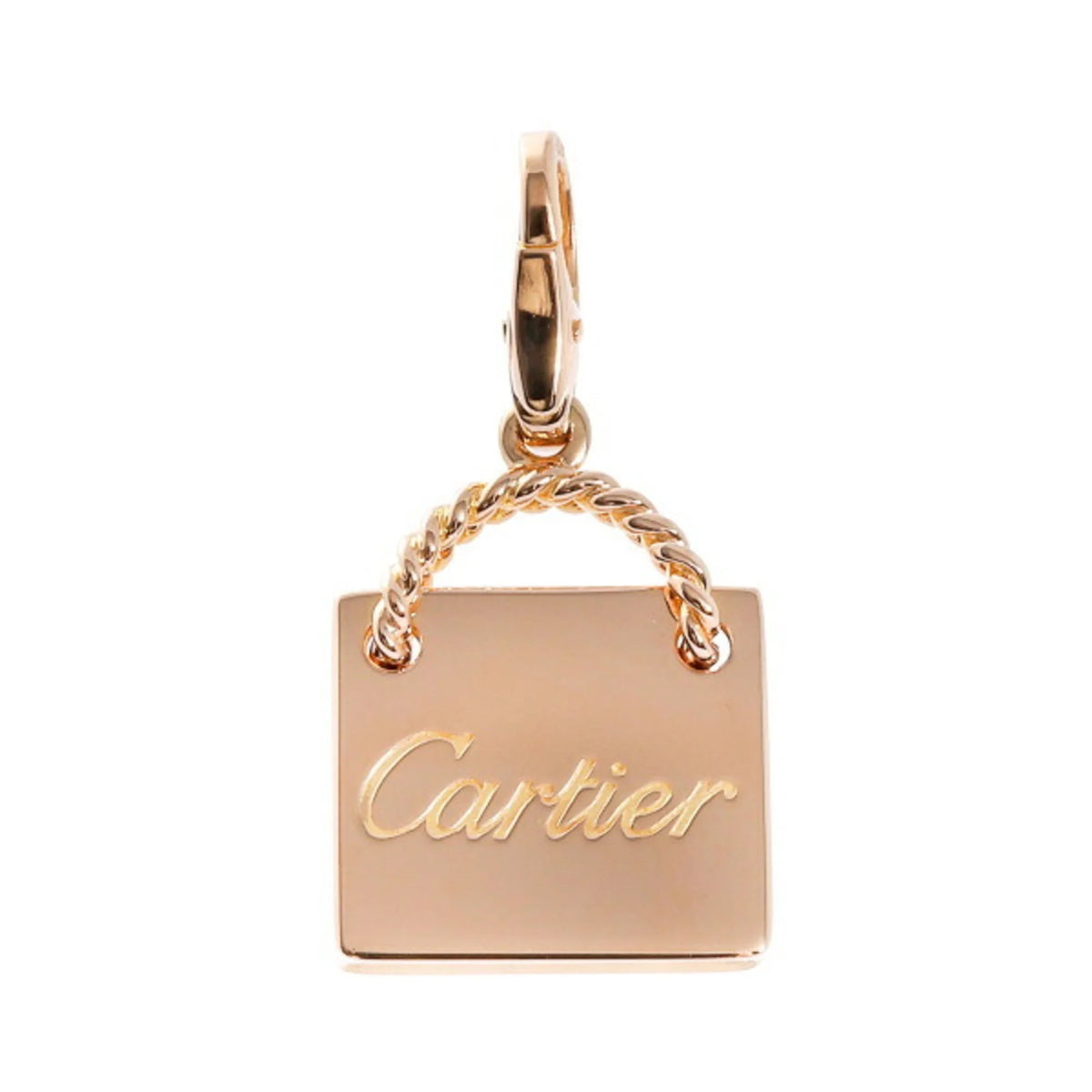 Pink Gold Charm Shopping Bag L5813