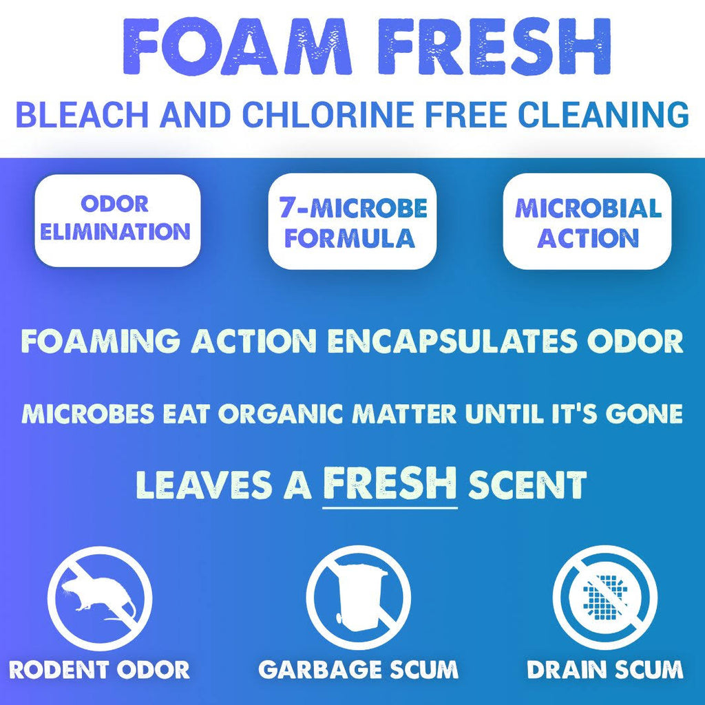 Odor Control Spray, Foaming, 10 Oz., pk12 U313948