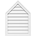 Peaked Top Surface Mount PVC Gable Vent U88986
