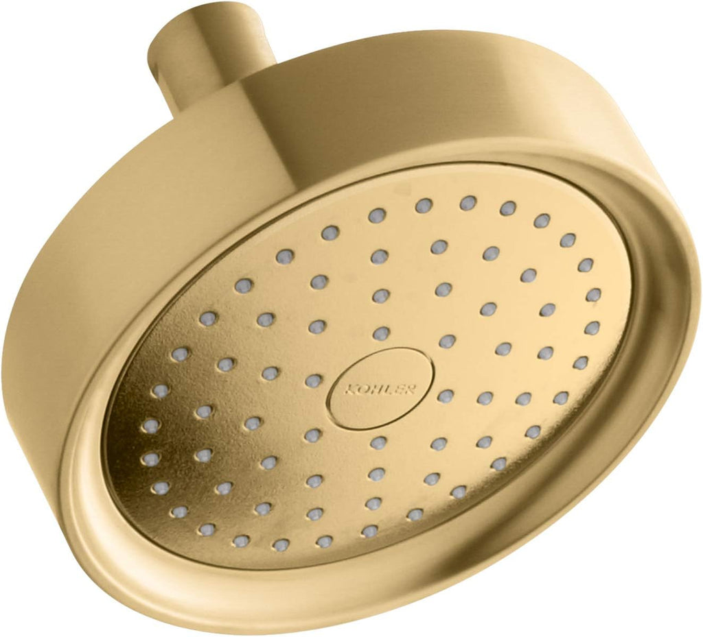 Vibrant Brushed Moderne Brass Showerhead H56174