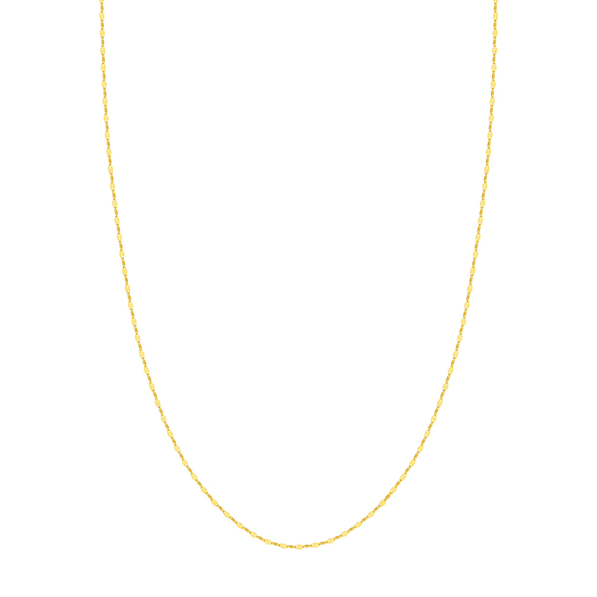 14K Yellow Gold 16" 1.45mm Chain Necklace Z4204