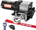 12V DC 3500 lb. ATV/UTV Electric Winch Kit with Steel Cable and Wireless Remote D312