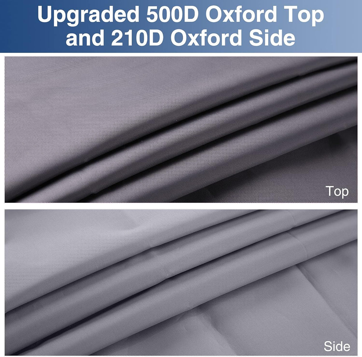 Upgraded Waterproof 500D Travel Trailer Cover with 4 Tire Covers, Tongue Jack Cover D55170