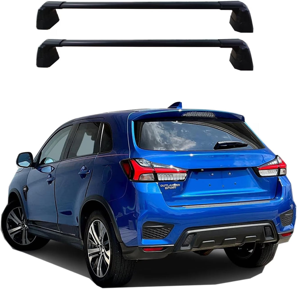 Black Lockable Roof Rack Crossbars L64790