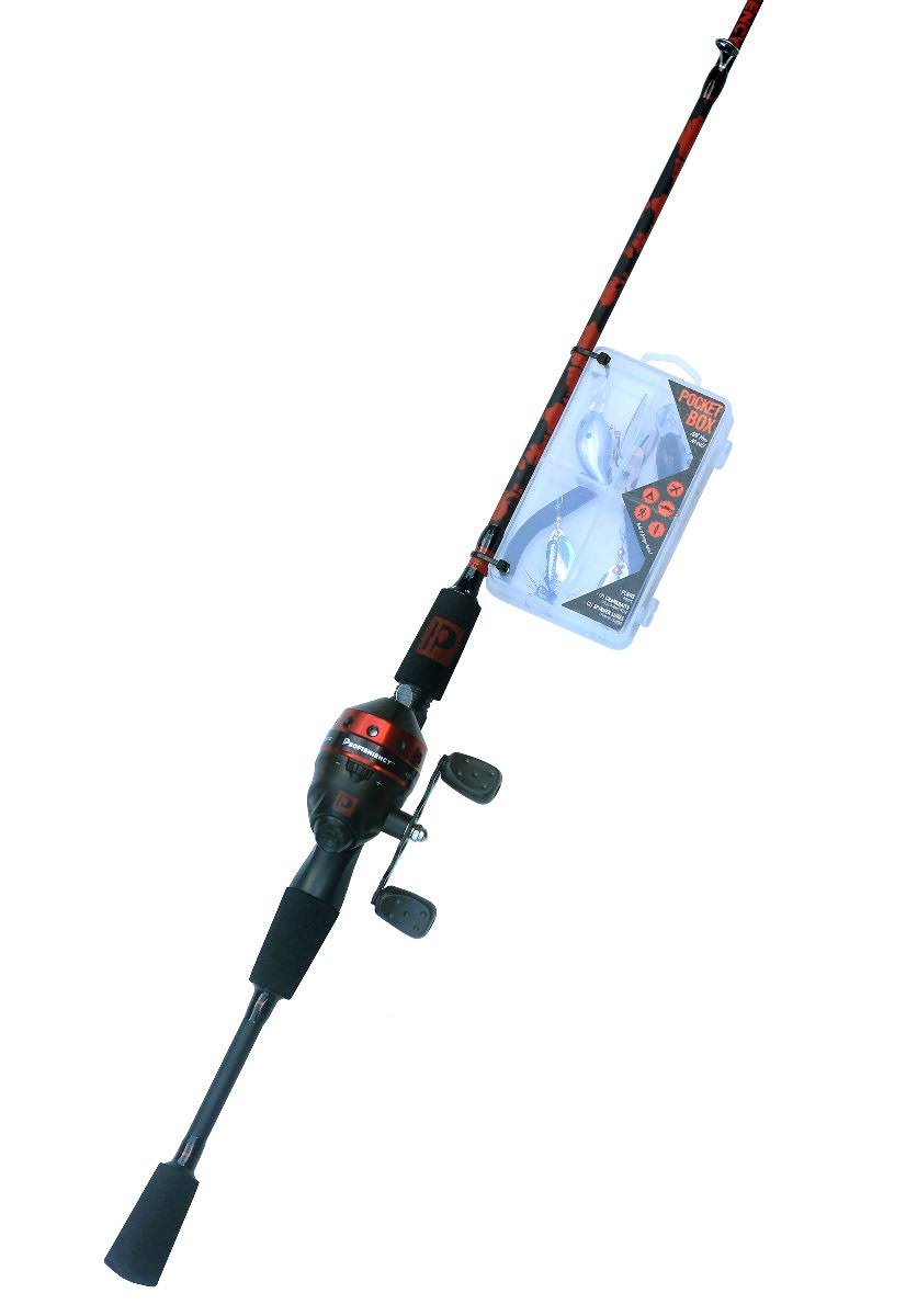 Red/Black Spincast Combo S67871