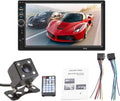 7 Inch Double Din Bluetooth Car Stereo Receiver with Rear View Camera E267095