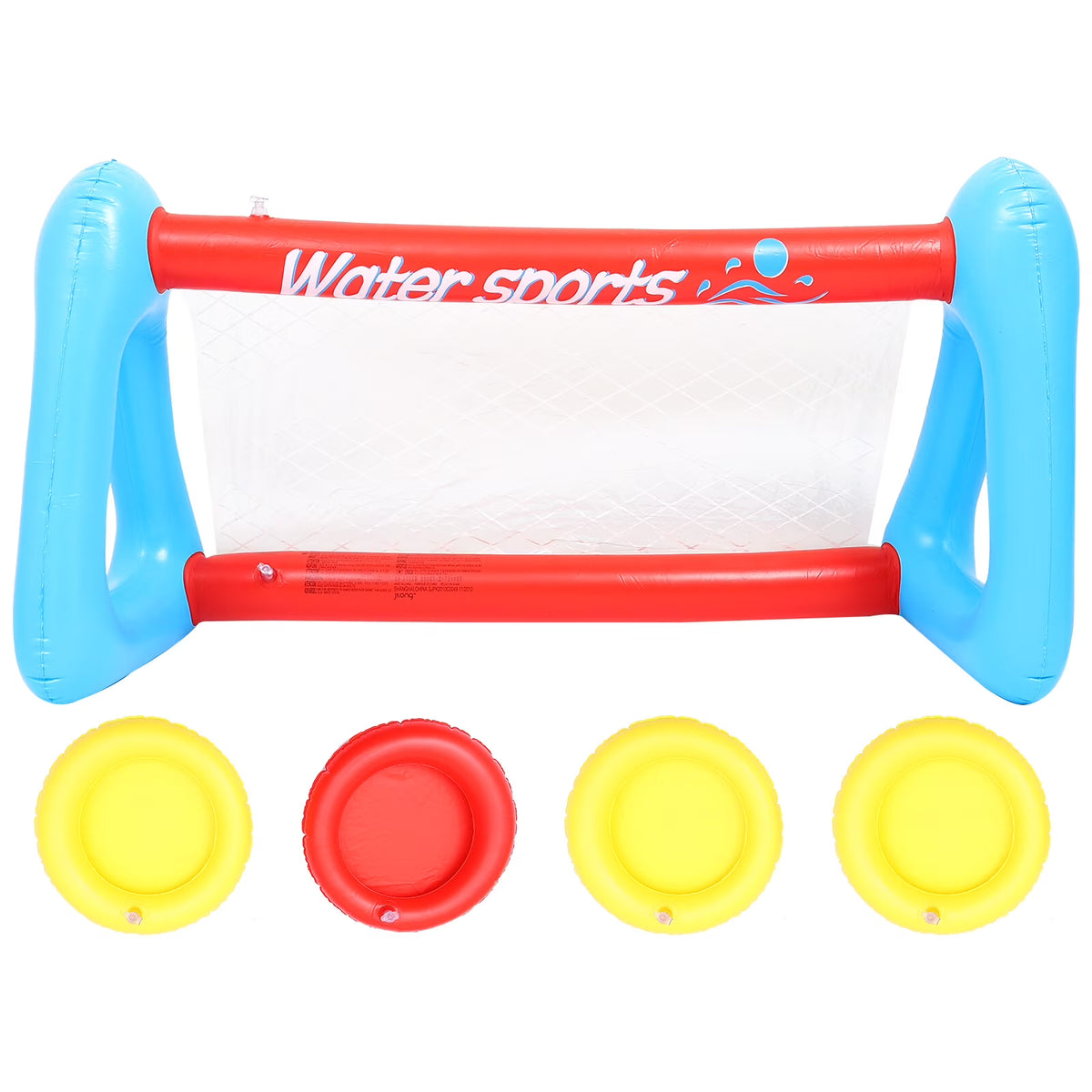 Inflatable Pool Float Set with Volleyball Net and Volleyballs E237918
