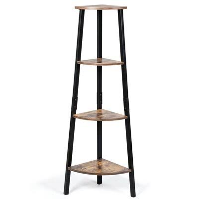 4-Tier Corner Shelf Metal Storage Rack F464301