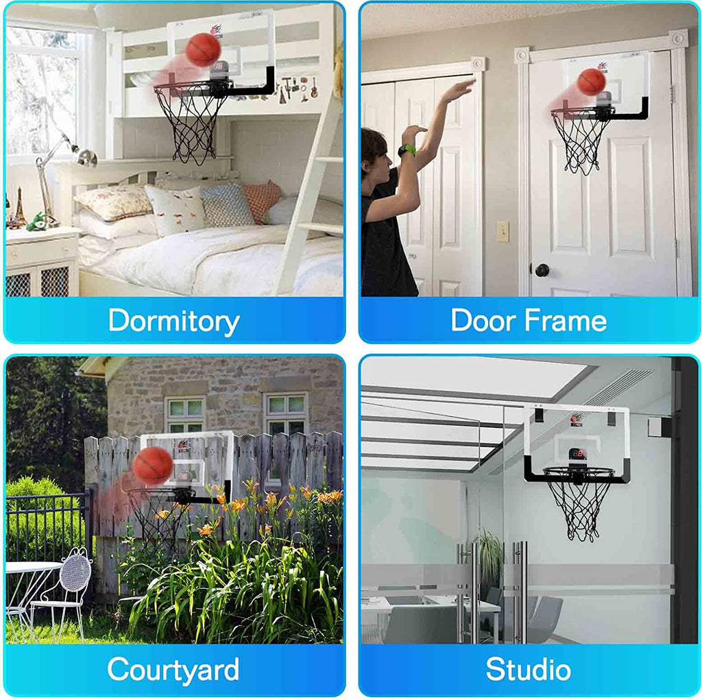 Mini Basketball Hoop Toys with Score Record and Sounds H787