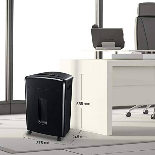 20-Sheet Heavy Duty Cross-Cut Paper Shredder - Black Z1693
