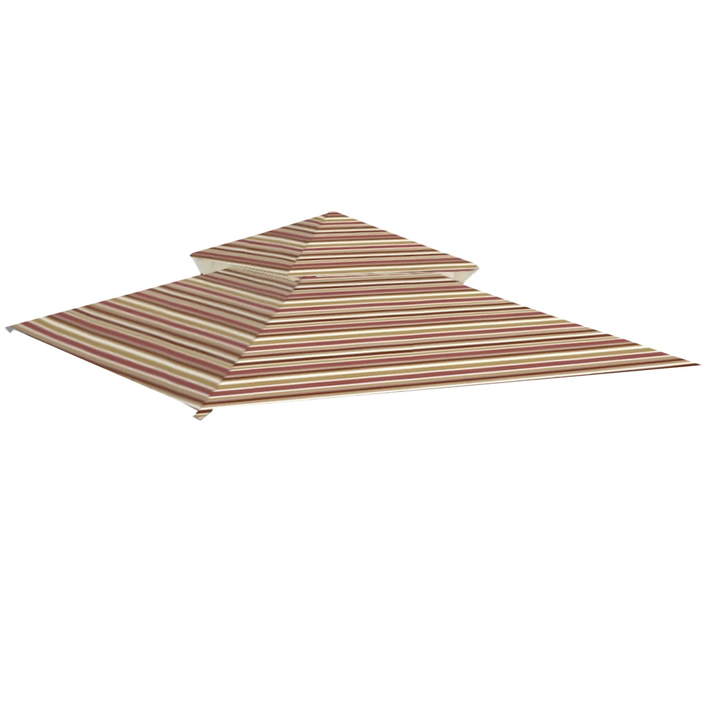 Stripe Canyon Replacement Canopy Top Cover for Gazebo C2958