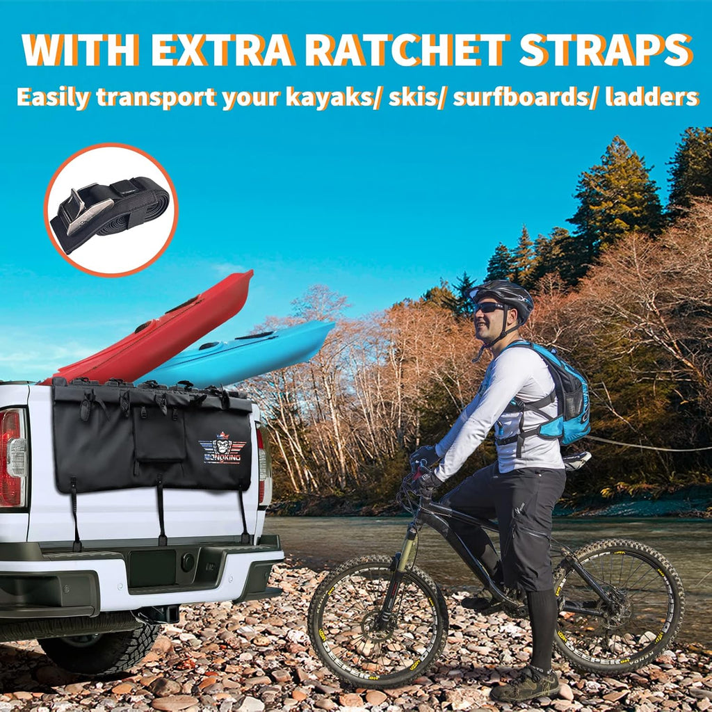 Tailgate Bike Pads with Ratchet Strap, 54" M8072