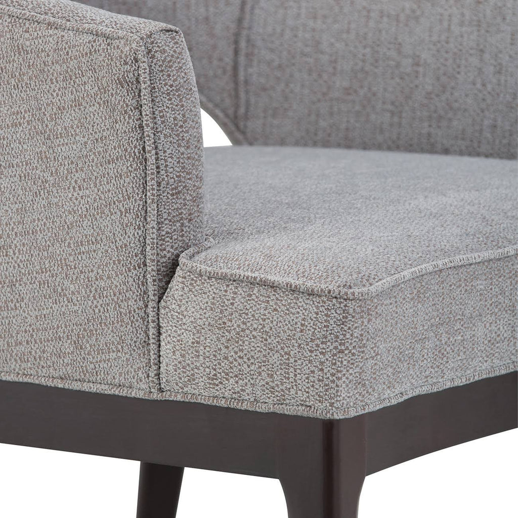 Gray Mid Century Tub Chair T1116