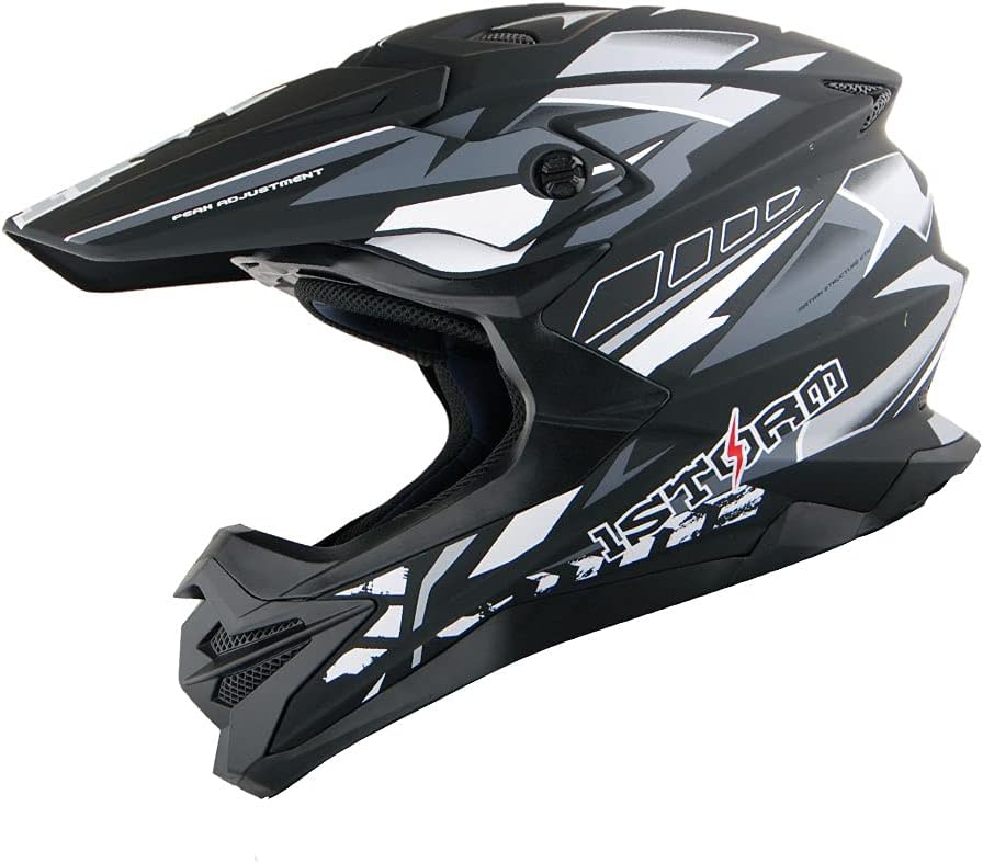 Motocross Adult Helmet Downhill Mountain Bike Helmet BMX MX ATV Dirt Bike Helmet Pack of 2 N598