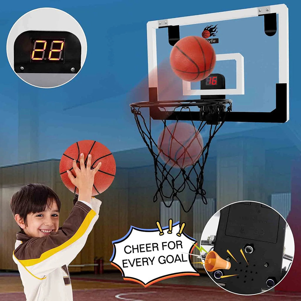 Mini Basketball Hoop Toys with Score Record and Sounds H787