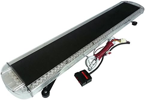 Black Aluminium 53" 108 LED Emergency Warning LightBar J7128