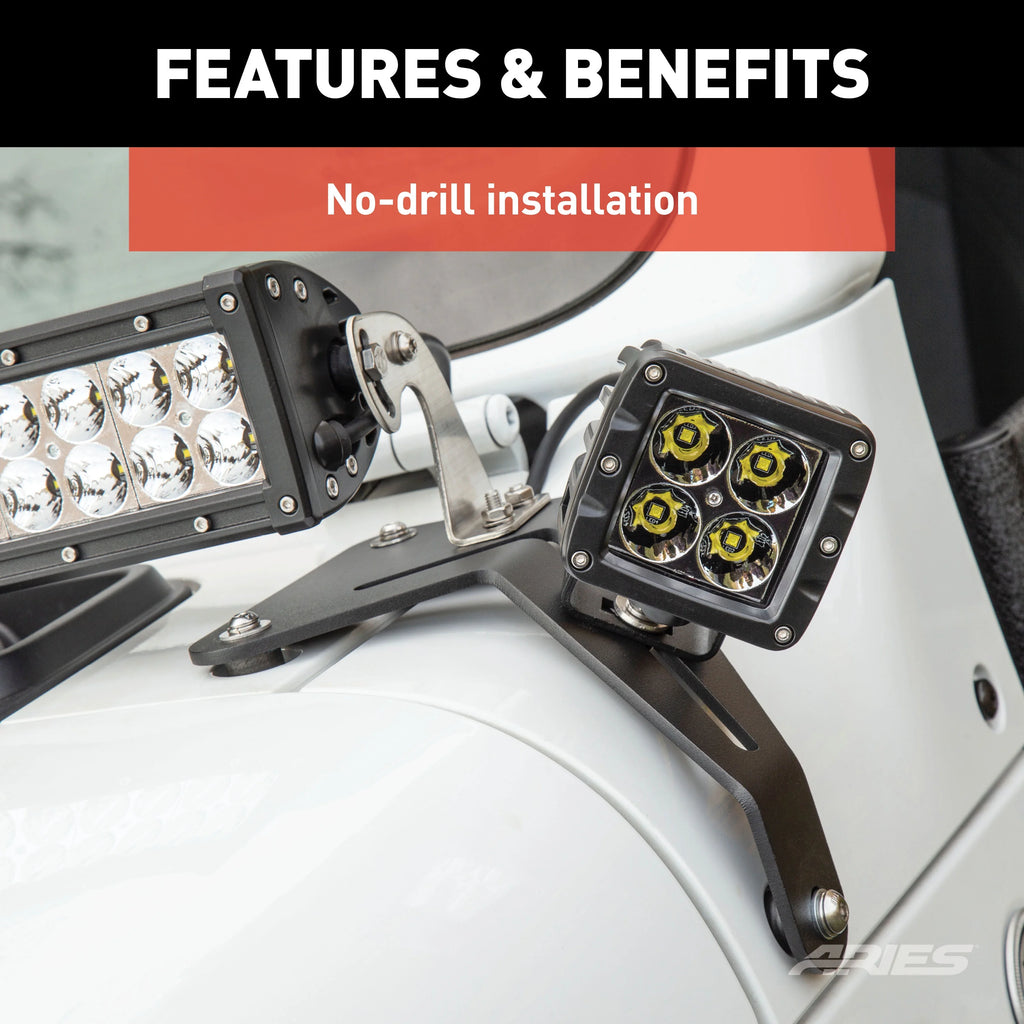 Windshield Light Brackets D980056