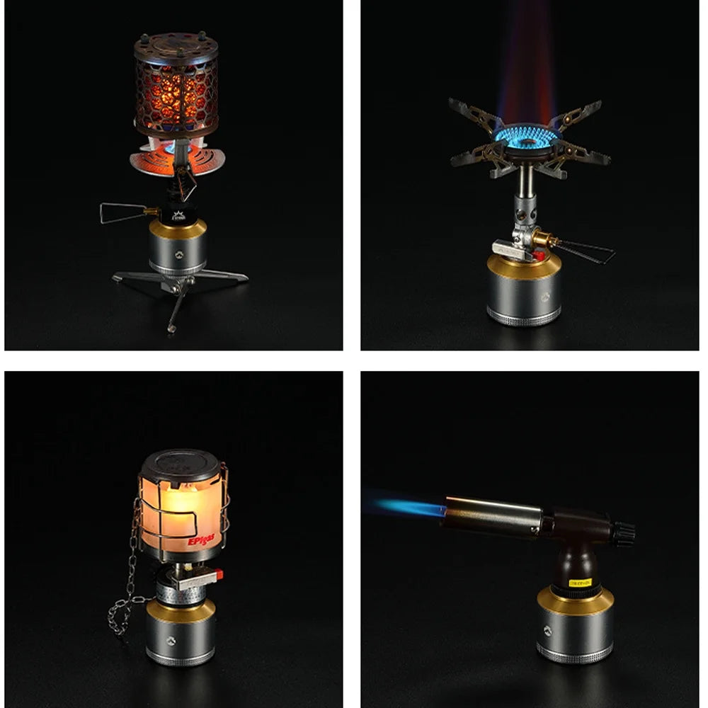 Portable Windproof Camping Gas Burner Tent Lamp Lantern J708358