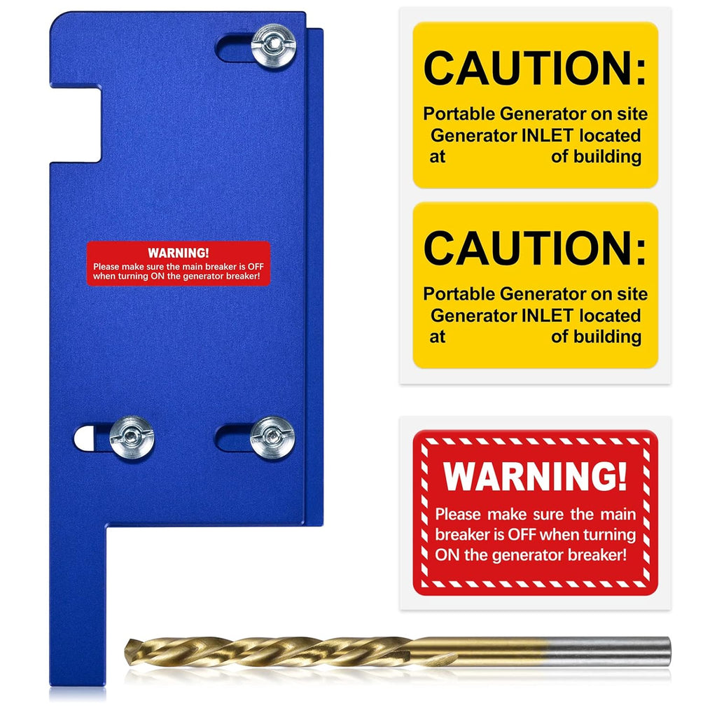 Generator Interlock Kit for Square D Vertical 150 or 200 Amp Main Panels, Anodized, Brushed Nickel, Pack of 2 I31539