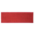 Solid Red 8.5x22 x 31.5x22 Indoor Carpet Stair Tread Cover with Slip Resistant Backing K697637