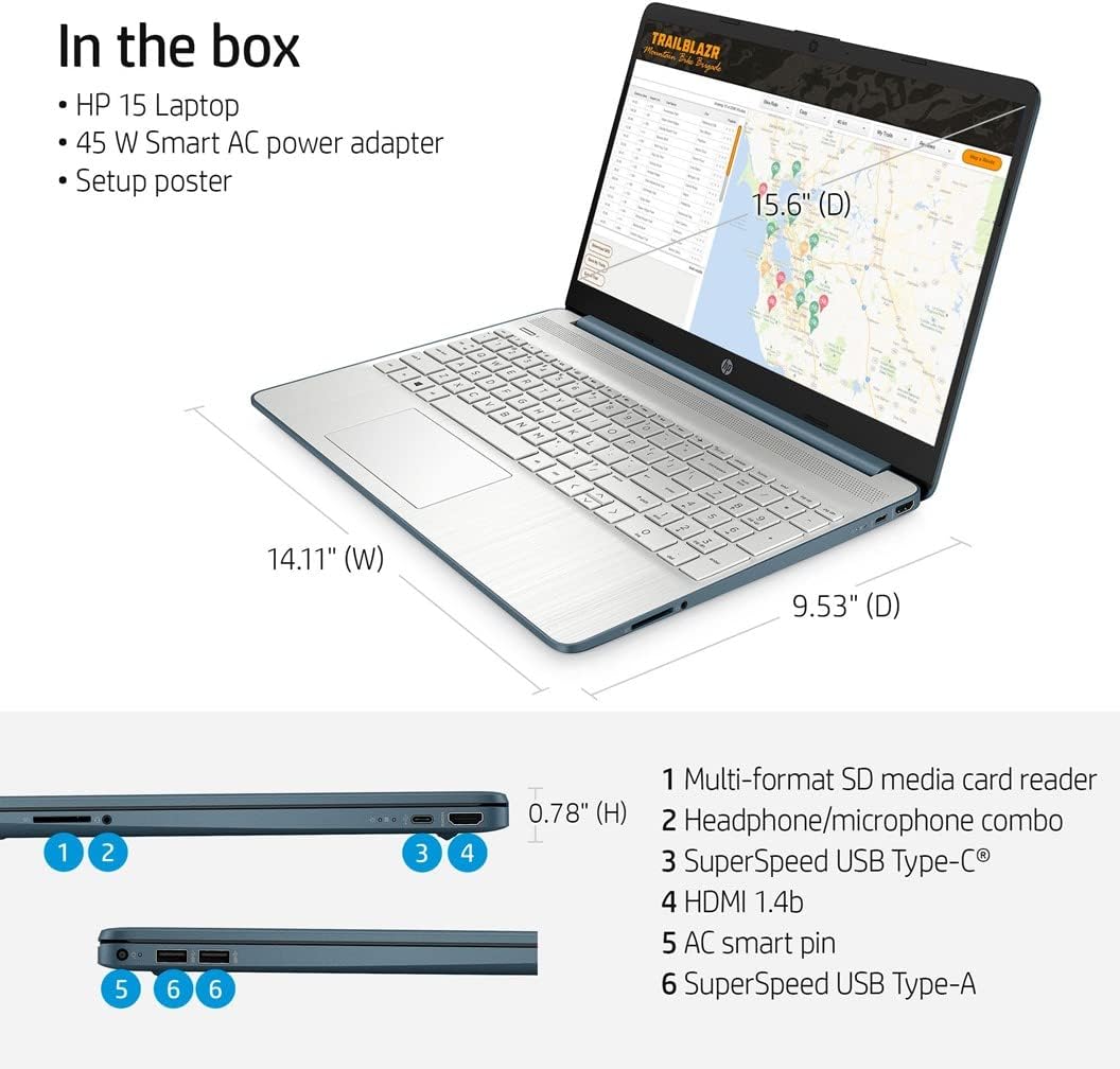15.6'' FHD IPS Micro-Edge Laptop, AMD 6-Core Ryzen 5 5500U, 32GB RAM, 512GB PCIe SSD X340092