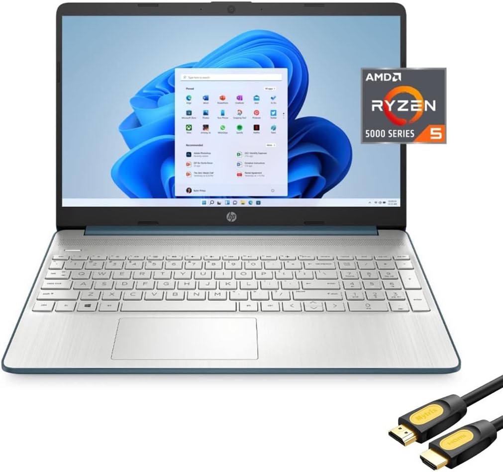 15.6'' FHD IPS Micro-Edge Laptop, AMD 6-Core Ryzen 5 5500U, 32GB RAM, 512GB PCIe SSD X340092