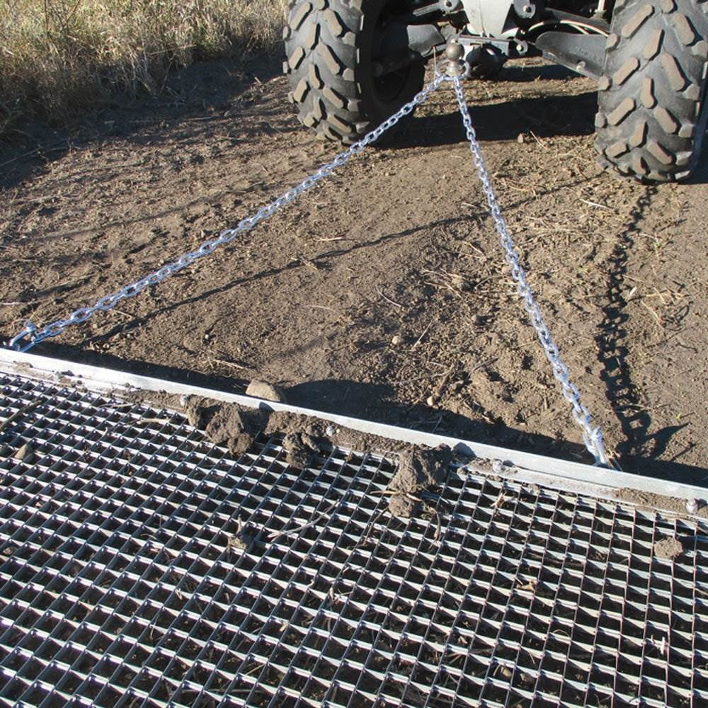 5' x 4.5' Zinc & Steel Field Leveling Drag Mat O311