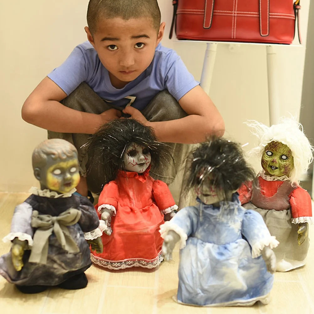 Scary Walking Ghost Doll with Light Up Eye K1510