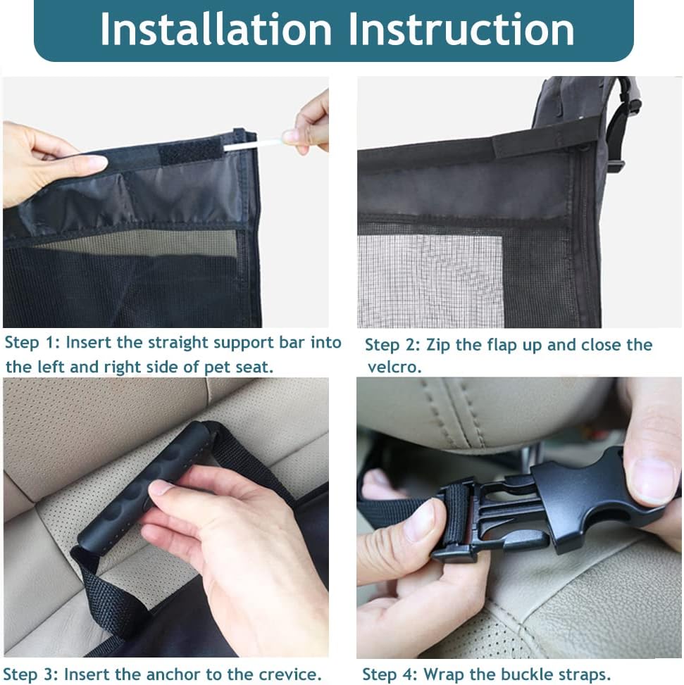 Large Dog Car Seat Pack of 2 Water-Resistant C84482