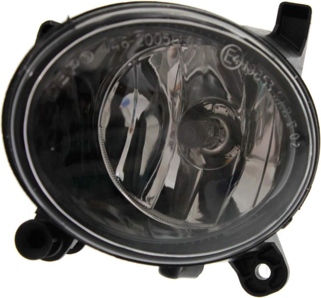 Fog Light Assembly for Audi A6 2009 2011 Driver Side with Bulbs Pack of 2 F7717