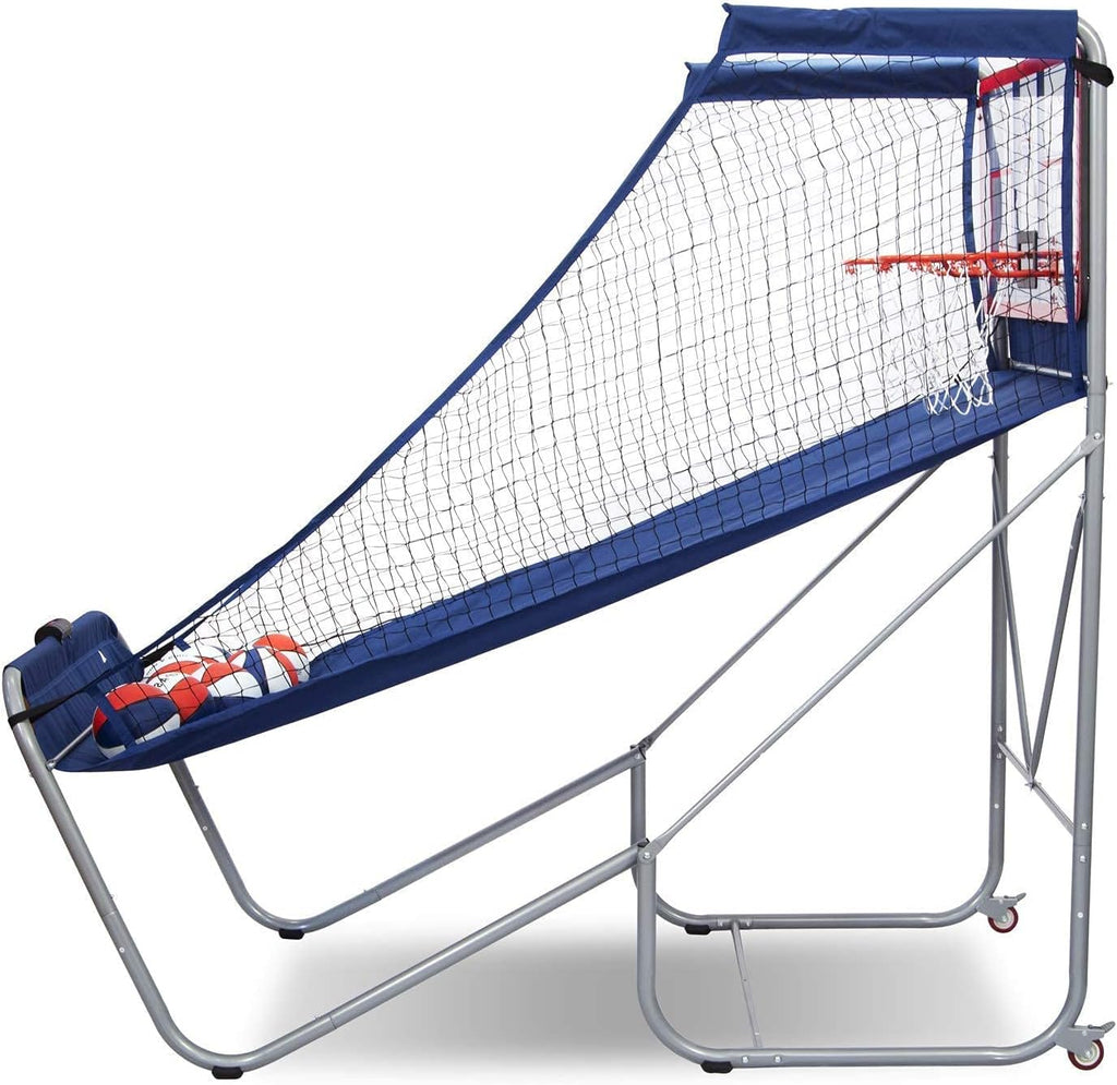 Indoor/Outdoor Dual Shot Basketball Arcade Game with Large LED Scoreboard M2087