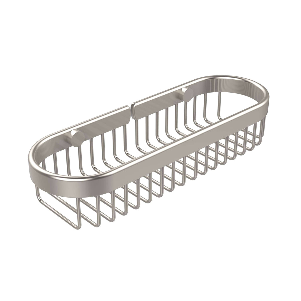 Oval Toiletry Wire Basket Satin Nickel H583294