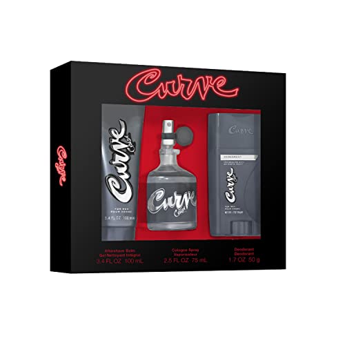3 Piece Cologne Set with Body Wash and Deodorant Q659