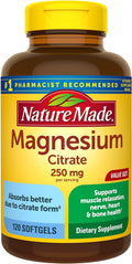 Magnesium Citrate 250 mg 120 Softgels L3145